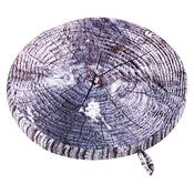 Sedák Dřevo šedá, 40 cm
