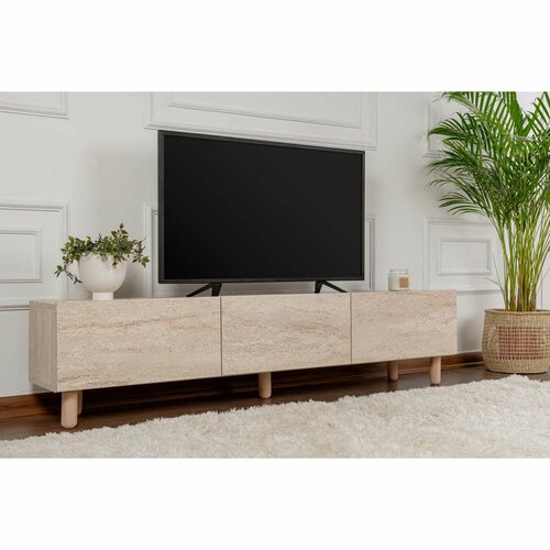 Televizní stolek Alvin Travertine