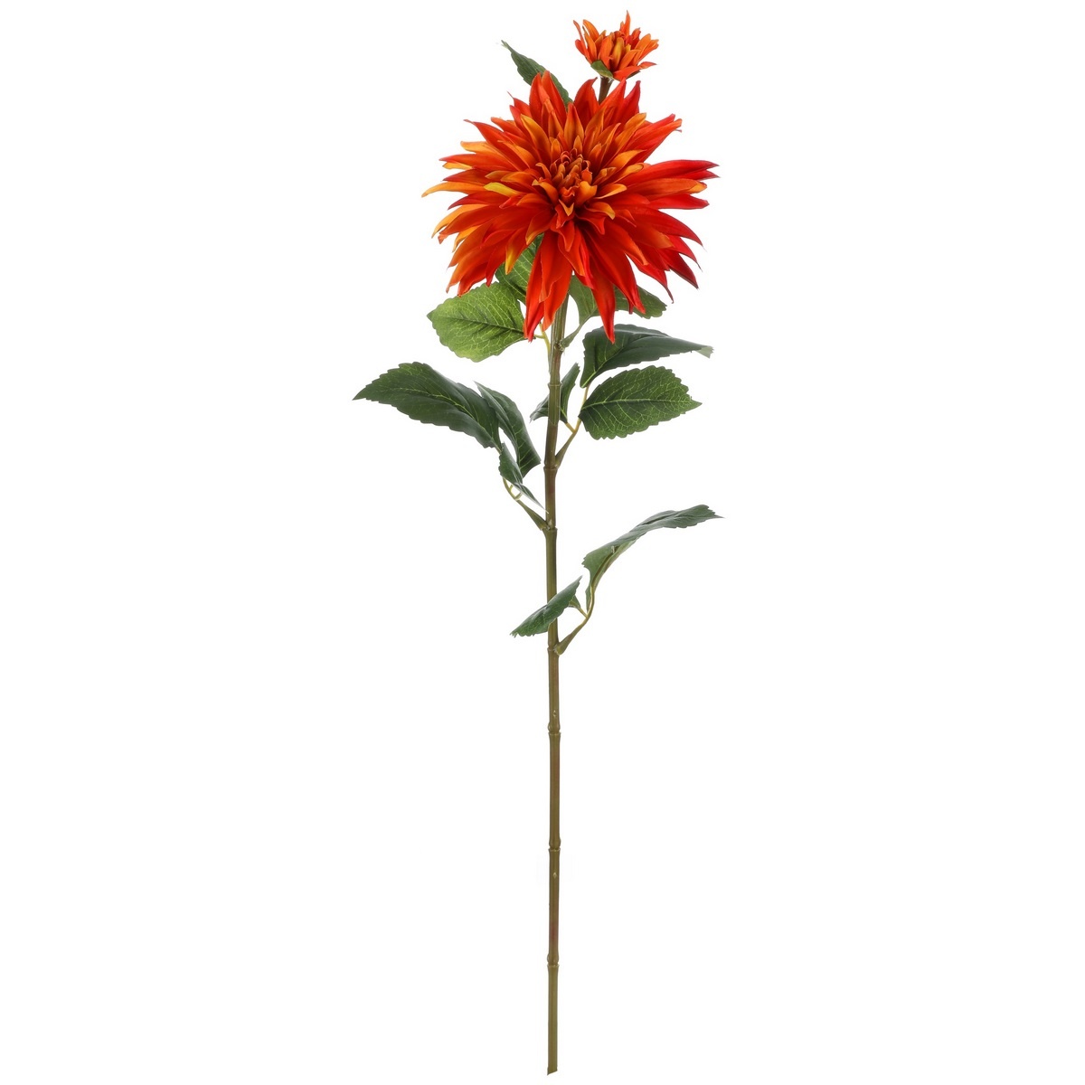 Dalia pomarańczowa – sztuczny kwiat cięty, 75 cm