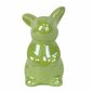 Iepuraș de Paște din ceramică Verde verde, 8 cm