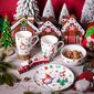 Bol de porțelan Altom Winter Gnomes 14 cm, 600 ml