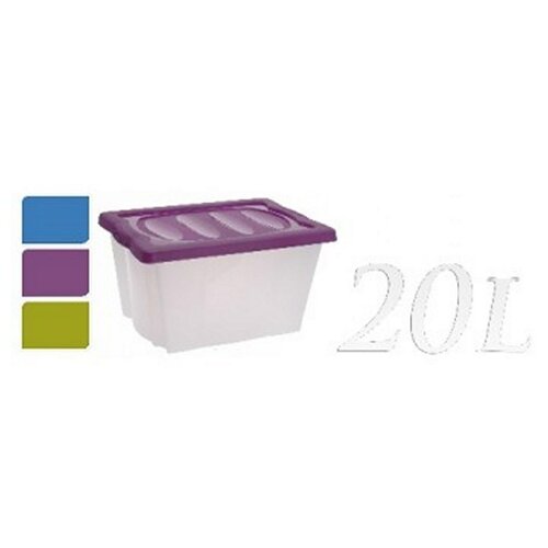 Kaiserhoff Úložný box 20l fialová