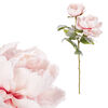 Bujor artificial, 2 flori, roz