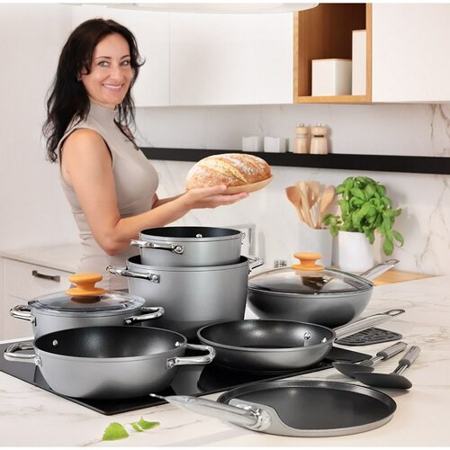 Tescoma Panvica hlboká GrandCHEF+ pr. 32 cm, 2 úchyty