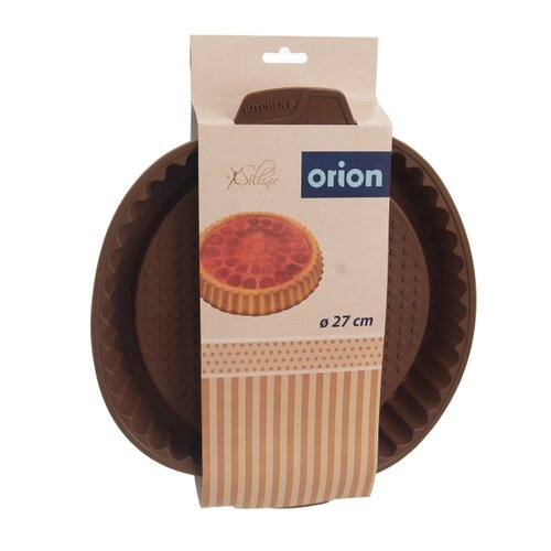 Orion Forma silikonska torta, 27 cm, rjava