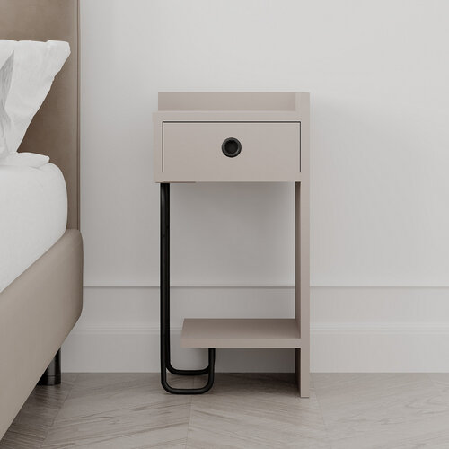 Nachttisch Sirius Right Light Mocha