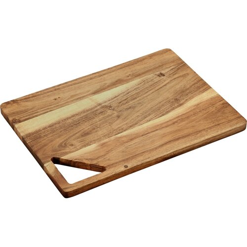 Kesper 29141 Deska do krojenia i serwowania zdrewna akacjowego 35,5 x 25,5 x 1,7 cm