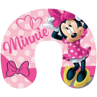 Cestovný vankúšik Minnie pink, 40 x 40 cm