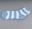 Sada 2 párů ponožek na spaní Batepo, modré, bílá + modrá