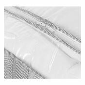 Compactor Niedrige Textil-Aufbewahrungsbox  Boston, 107 x 46 x 16 cm, Grau