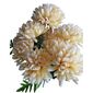 Buchet artificial de Crizanteme, piersică, înălțime 58 cm