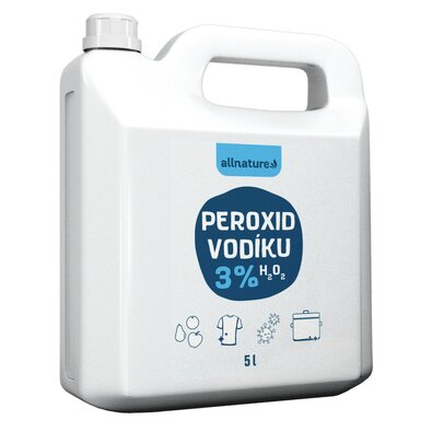Allnature Peroxid de hidrogen 3%,  5000 ml