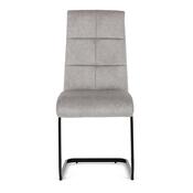 Scaun de sufragerie Vintage DCL-D1275 SIL4,argintiu