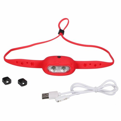 Sixtol Čelovka s gumovým páskem HEADLAMP STAR, 120 lm, LED, USB