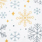 4Home Фланелева постільна білизна Frosty snowflakes, 140 х 200 см, 70 х 90 см