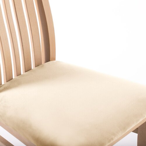 Restilo Napínací poťah na sedák na stoličku Sento svetlobéžová, 40 x 40 + 5 cm