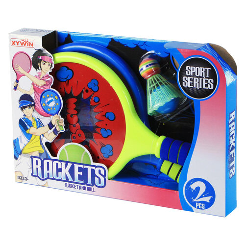 Set de tenis/badminton Rappa cu folie
