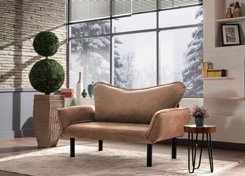 Rozkladacia pohovka Chatto Light Brown
