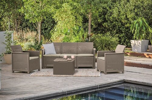 Keter Elodie 3 cappuccino kerti szett