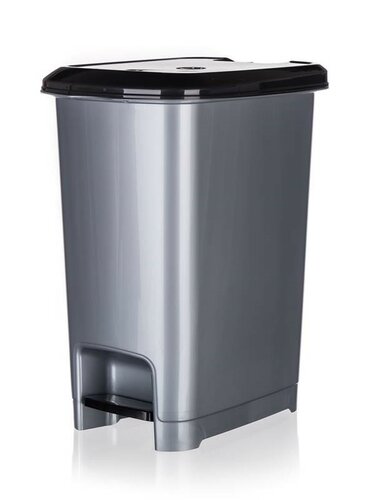 Banquet Кошик для сміття педальний STEP 25 л, сірий