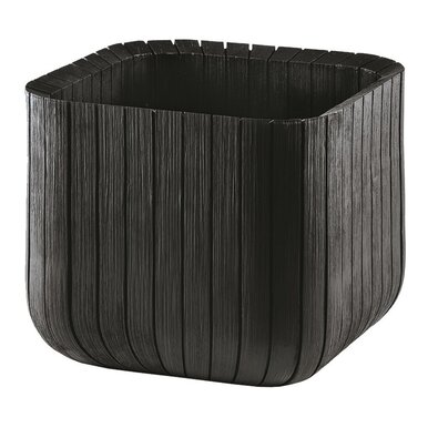 Keter Plastični cvetlični lonec Cube planter Msiva, 30 x 30 x 30 cm