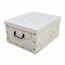 Compactor Skládací úložná krabice Ring, 50 x 40 x 25 cm, bílá