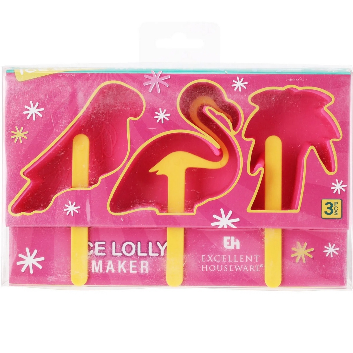 EH Foremka do lodów Tropical Animals, mix kolorów