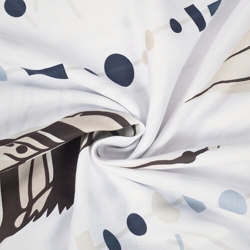 Matex Satin Bettwäsche Vögelfedern, 140 x 200 cm, 70 x 90 cm