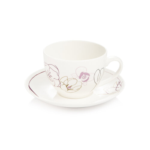 Tescoma 2er Set Tassen mit Untertasse myCOFFEE Blossoms