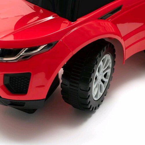 Baby Mix Dětské hrající odrážedlo s vodící tyčí SUV 3v1, růžová
