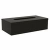 SAPHO XP009B X- round papírzsebkendőtartó 25 x 13 x 7,3 cm, fekete