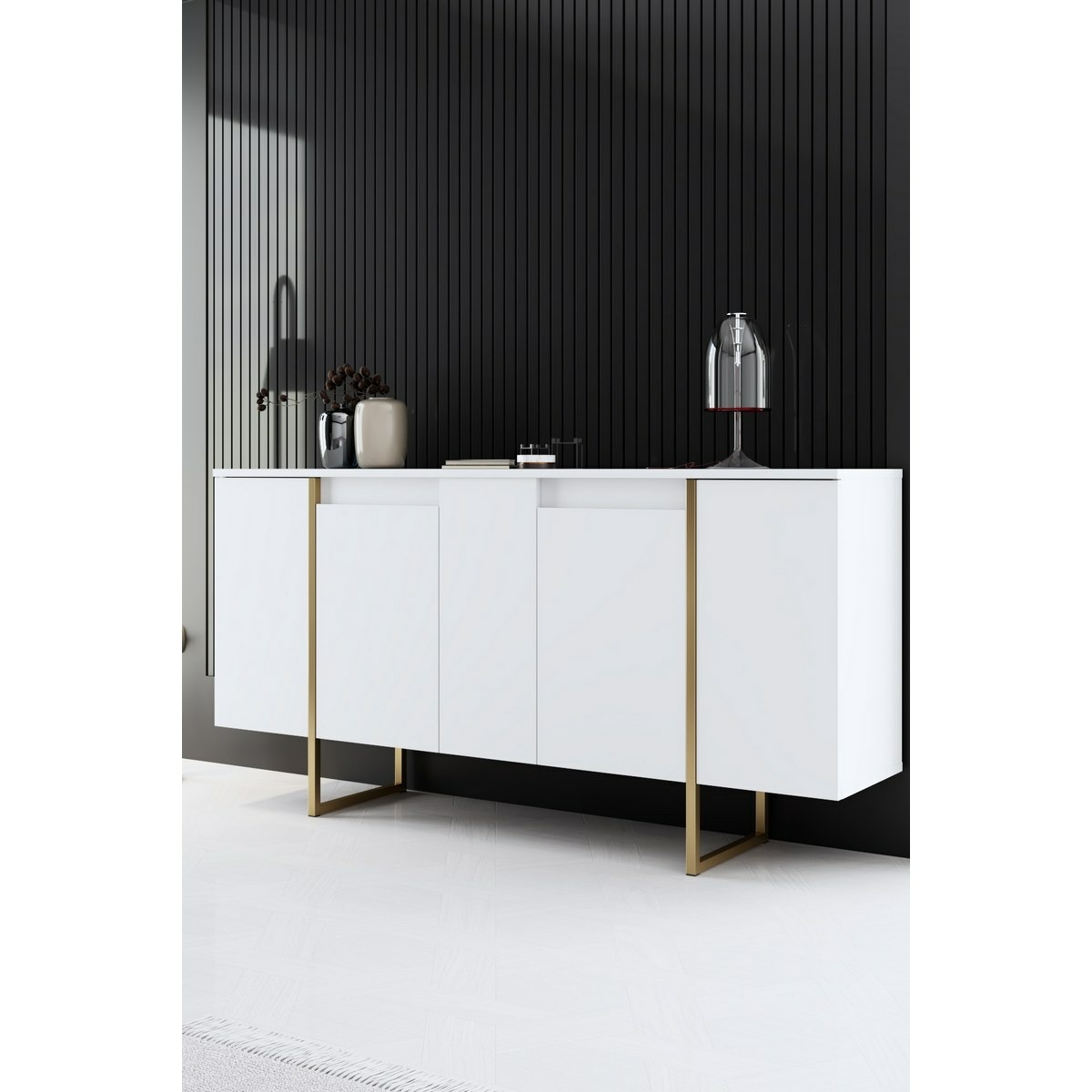 Skrinka Luxe White and Gold