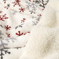 4Home Різдвяний плед на овчині Snowflakes, 150 x 200 см