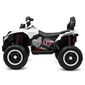 Baby Mix Dětská elektrická čtyřkolka Rave 4 x 4, bílá