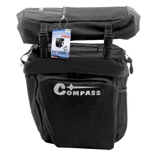 Compass Kerékpár táska csomagtartóra 3az1ben