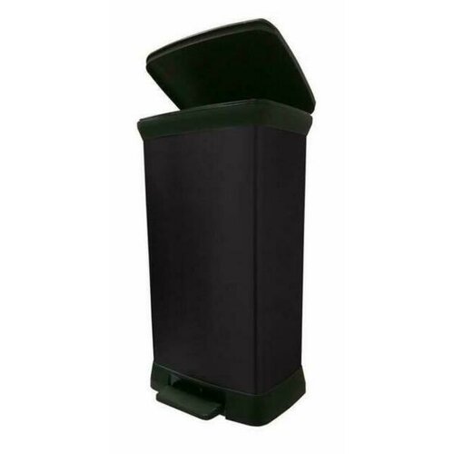 Curver Koš za smeti Rectangular 50 l, črn