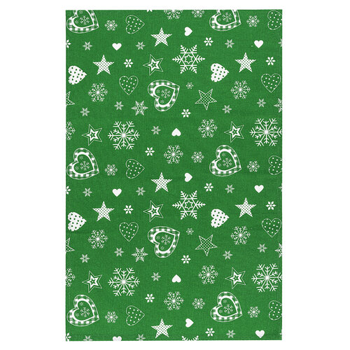 Vianočná utierka zelená, 45 x 70 cm, sada 3 ks