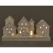 Decor iluminat de Crăciun Sat, 28 x 14 x 11 cm,LED