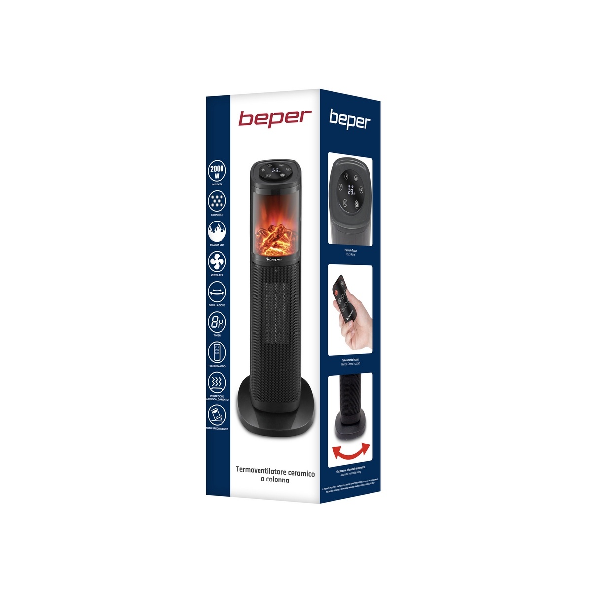 Beper P203TER011 sloupové keramické topidlo s ventilátorem - thumb (3)
