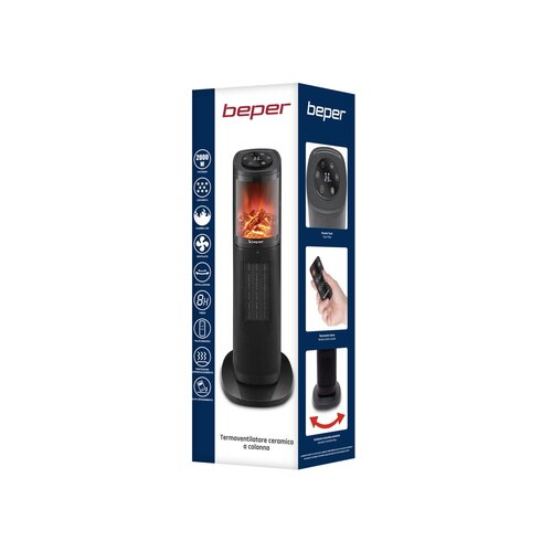Beper P203TER011 încălzitor ceramic pentru coloanăcu ventilator