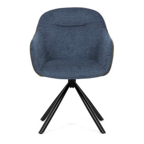 Set de scaune de sufragerie cu mecanism deîntoarcere DCH-Y1143 BLUE2, 2 buc.