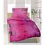 Krepové obliečky Patchwork fialový, 140 x 200 cm, 70 x 90 cm