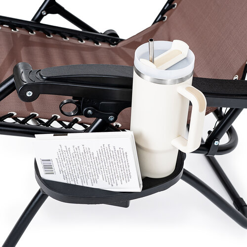 4Home Garten-Positionssessel Relax, Braun