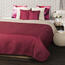 4Home Tagesdecke Doubleface in Weinrot/Beige, 220 x 240 cm, 2x 40 x 40 cm