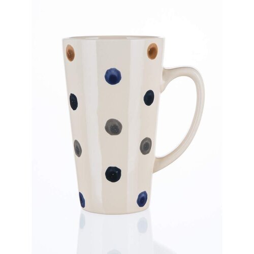 Banquet Keramika skodelica DOTS 450 ml, visoka