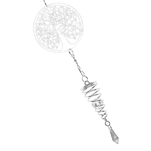 Підвісна прикраса Дерево життя срібний, 10 x 4 x 50 см