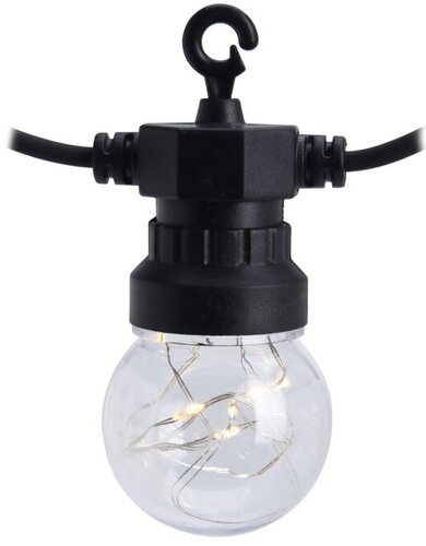 Vonkajšia party LED reťaz Bulbs, 10 žiaroviek