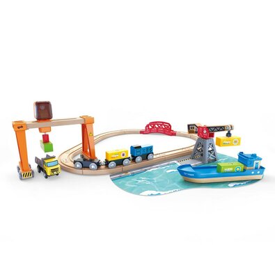 Hape Calea ferată - Port cu încărcare șidescărcare