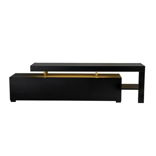 Televízny stolík Beliz Wood Black