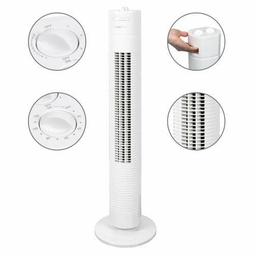 Clatronic TVL 3770 oszlopventilátor, fehér